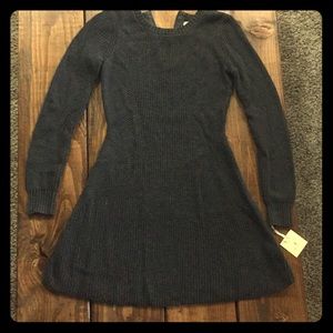 Ruby moon dark grey sweater dress